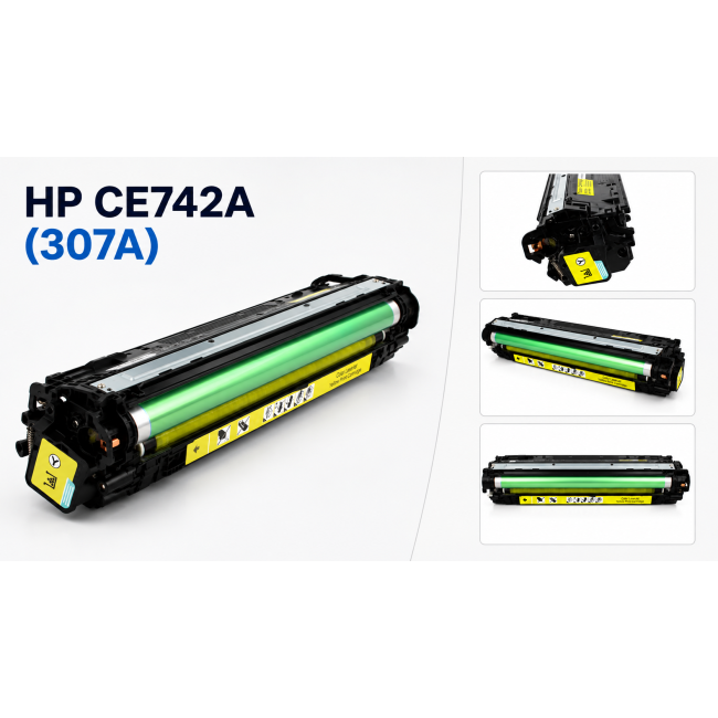 Toner HP CE742A (307A) YELLOW/ŻÓŁTY